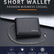 Baellerry Slim Men’s Wallet Card Bifold with Anti-theft Chain Minimalist Style Home Essentials