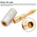 Gold Plated 4mm Banana Plugs for Speaker Wire AV adapters