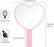 Heart Shaped Hand Held Mirror Home Essentials