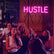 USB Powered Hustle Sign White or Pink Ready-Made LED Signs