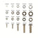 320PCS Stainless Steel Screws and Nuts Bolts Assortment Kit M2 M2.5 M3 M4 M5 DIY & Home Tools