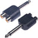 6.35mm 1/4 Inch Mono Male to Dual RCA Female Splitter Adapter 6.35 Mono to 2RCA AV Adapters