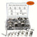 160PCS U-Shaped Stainless Steel Pipe Clamps Set - Cable Clamp W/ Screws Kit DIY & Home Tools