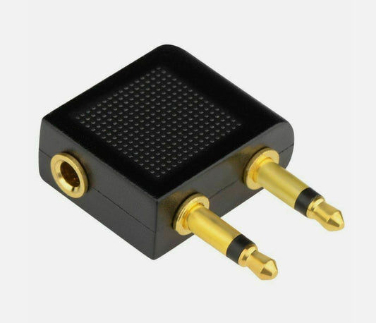 Airplane Headphone Socket Converter AV Adapters