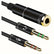 3.5mm Aux 2 Male to 1 Female Y Splitter Cable Adapter for Headphone Mobile Accessories
