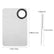 Cosmetic Plate Makeup Palette Spatula Tool for Mix Foundation Stainless Steel Home Essentials