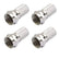 RG6 F-Type Twist-On Coaxial Cable Connector Adapter TV Accessories
