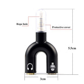 3.5mm AUX Male to MIC and Headphone Female Splitter AV adapters