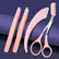 4 in 1 Professional Stainless Steel Eyebrow Hair Pluckers Tweezers Cutter Set Home Essentials