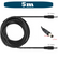 0.25-5m 5.5*2.1mm Male To Male DC Power LED CCTV Adapter Cable CCTV Camera Accessories