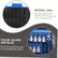 34Pcs 3/8" 1/4" Drive Star Hex Bit E-Torx Socket Set Automotive Tools