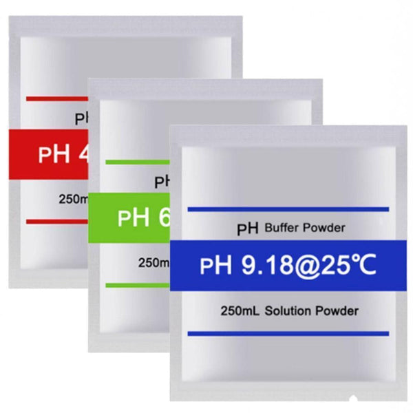 pH Tester Calibration Powder Buffer Solution x3 Sachet pH4.00 pH6.86 pH9.18 Kit Tool