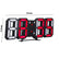 USB Powered 3D LED Digital Wall Alarm Clock Home Essentials