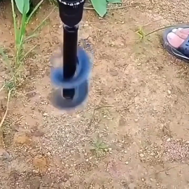 Garden Planting Drill Bit Earth Planter Post Hole Auger Digger 8x30cm or 8x60cm DIY & Home Tools
