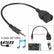 22cm AUX Jack 3.5mm Audio to USB 2.0 Female Converter Cable AV adapters
