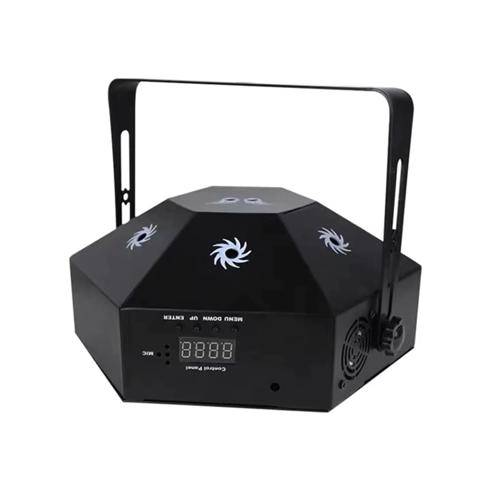 8 Eyes Wheels LED Party Light RGB With DMX512 Voice Control Strobe For ...