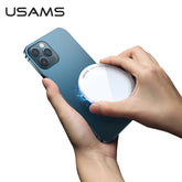 USAMS Magnetic Fast Wireless Charger YS79-1 Ultra-Thin 15W Mobile Accessories