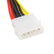 20cm 4 Pin IDE Molex to Dual SATA Power Y Splitter Cable For HDD PC Accessories