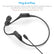 Charging Cable For AfterShokz Aeropex Bone Conduction Headphone Mobile Accessories