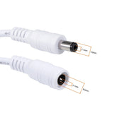 DC 5.5x2.1mm Male to Female with Switch Cable CCTV Camera Accessories