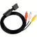 TV AV RCA Audio & Video Cable For SONY PlayStation 1 2 3 PS1 PS2 PS3 AV Cables