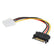 20cm 15 Pin SATA Male to 4 Pin Molex Female IDE HDD Power PC Accessories