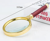 gold-plated Handle 7x magnification Handle Magnifier QS95 DIY & Home Tools