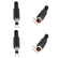 5.5mm x 2.5mm/2.1mm DC Male Female Barrel Jack Solder On DIY Power Plug Adapter Power supply/Charger