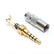 4 Pole 3 Pole Stereo 3.5mm AUX DIY Audio Adapter AV adapters