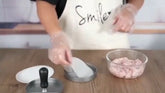 Hamburger Press With 120pcs Silicone Baking Paper Home Essentials