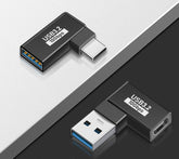 L-shape Type-C to USB 3.2 OTG Charging Adapter PC Accessories