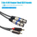 1.5m Dual XLR Female to Dual RCA Male Cord AV Cables