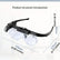 USB Rechargeable 1.5-4.5X Magnification Head-Mounted Magnifying Glass W/ LED DIY & Home Tools