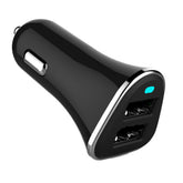 5V 2.1A Dual USB Car Charger for Phone Tablet IS02 Car Accessories