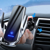 15W Air Vent Phone Holder Automatic Clamping Wireless Car Fast QI Charger Mount Car Accessories