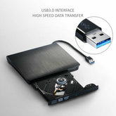 USB3.0 Slim Portable External DVD-RW CD-RW LS26 Drive Burner Reader Player PC Accessories