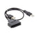 SATA to USB 2.0 Adapter Cable for 2.5" Hard Drive PC Accessories