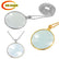 Powerful 5X Golden Silver Magnifying Glass With chain DIY & Home Tools