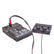 30cm 3.5mm AUX TRS Female to Dual 6.35mm Mono (ES23) TS Male Splitter AV Cables