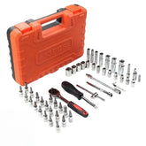53PCS Socket Set CRV 1/4" Ratchet Wrench Tool Kit DIY & Home Tools