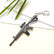 CSGO game AK47 M16 98K UMP9 Gun Key chain 12cm Keyring Home Essentials