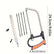 8 in 1 Multi-Purpose Hand Saw Kit w/ 6 Blades For Woodworking Metal Glass DIY & Home Tools
