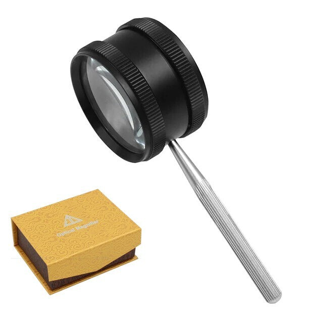 Handle held Optics Magnifier magnifying glass (QS81) 35x50mm magnific ...