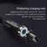 Yesido Black Fabric 1M Rotating Magnetic Type-C YS46 Charging Cable Mobile Accessories