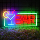 USB Powered 42x22cm BAR Ready-Made LED Signs