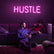 USB Powered Hustle Sign White or Pink Ready-Made LED Signs