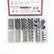 175PCS Stainless Steel Locknuts Screw Cap Assortment Kit DIY & Home Tools