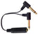 1/4 inch Splitter 6.35mm TRS Stereo Female to 90 Degree Dual 6.35mm Mono TS Male