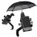 Phone Holder W/ Mini Umbrella Handlebar Mirror Mount for Motorcycle Bicycle Mobile Accessories