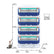5 Blades for Gillette Fusion Razor Shaving Shaver Trimmer Refills Cartridges Home Essentials